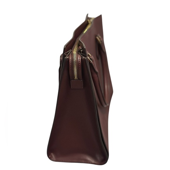 Michael Kors Burgundy Large Saffiano Leather Satchel - Picture 7 of 13